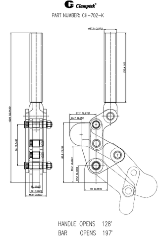 Kẹp định vị CH-702-K