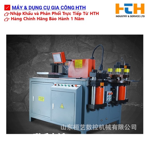 Máy gia công thanh cái CNC HYMX-303SSKK máy đục lỗ máy uốn hàng đồng và nhôm