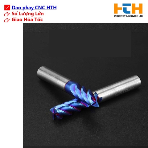 Dao phay thép vonfram 65 HRC 4 lưỡi cắt-D10