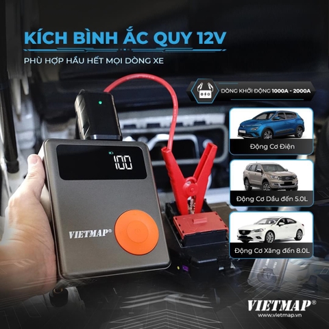 KÍCH BÌNH BƠM LỐP VIETMAP 4 TRONG 1