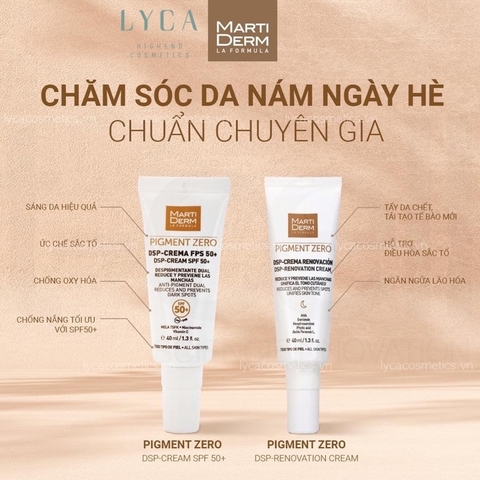 Bộ đôi Martiderm Pigment Zero chăm sóc da nám ngày hè chuẩn chuyên gia đang gây sốt giới làm đẹp