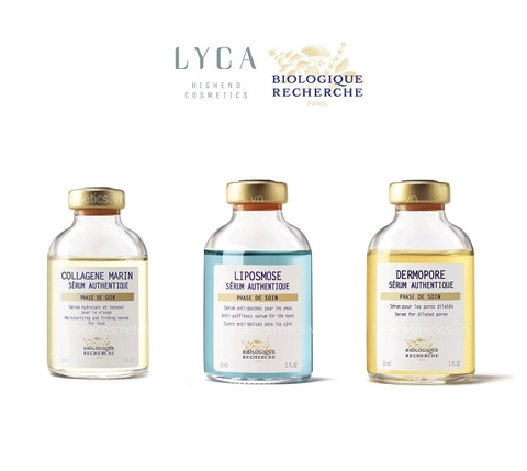 [BIOLOGIQUE RECHERCHE] BỘ 3 SERUM AUTHENTIQUE BIOLOGIQUE RECHERCHE: COLLAGEN NATIF, LIPOSMOSE, DERMOPORE