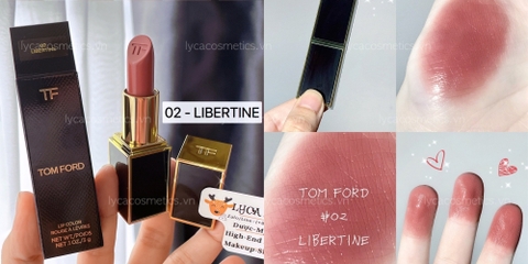 [TOMFORD] Son thỏi Tom Ford Lip Color Satin Matte. #50 #52 #27 #24 #80 #08 #02 #100