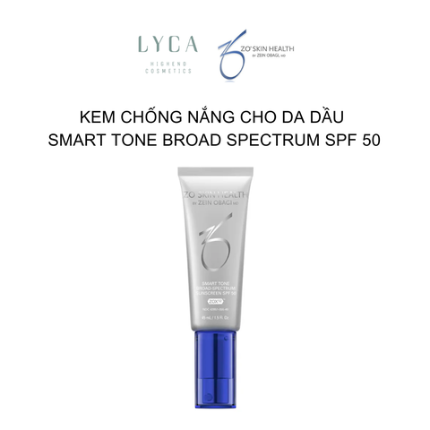 [ZO SKIN HEALTH] KEM CHỐNG NẮNG DÀNH CHO DA DẦU SMART TONE BROAD SPECTRUM SPF 50 + TÚI HÃNG