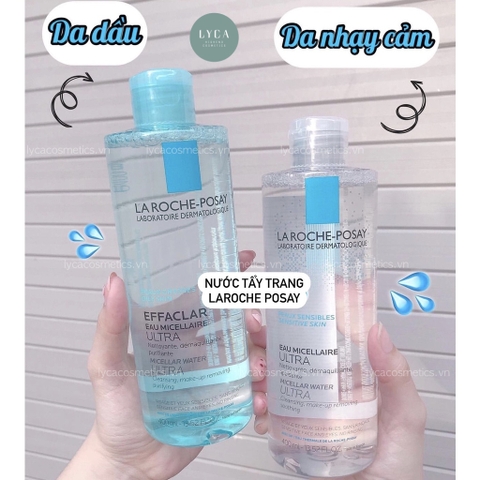 [LA ROCHE-POSAY] Nước tẩy trang Effaclar Micellar Water Oily Skin /  Sensitive Skin