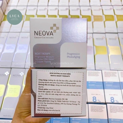 [NEOVA] Serum phục hồi chống lão hóa DNA Total Repair & Kem dưỡng da ban đêm Night Therapy