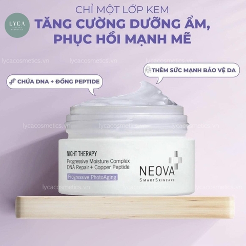 [NEOVA] Serum phục hồi chống lão hóa DNA Total Repair & Kem dưỡng da ban đêm Night Therapy