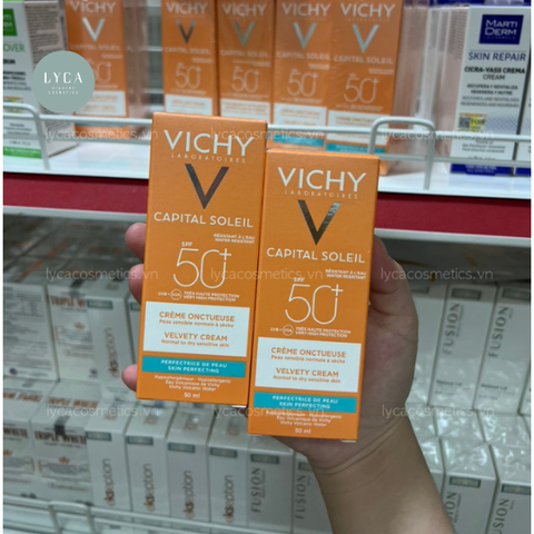 VICHY- KEM CHỐNG NẮNG VICHY IDEAL SOLEIL MATTIFYING FACE FLUID DRY TOUCH SPF50