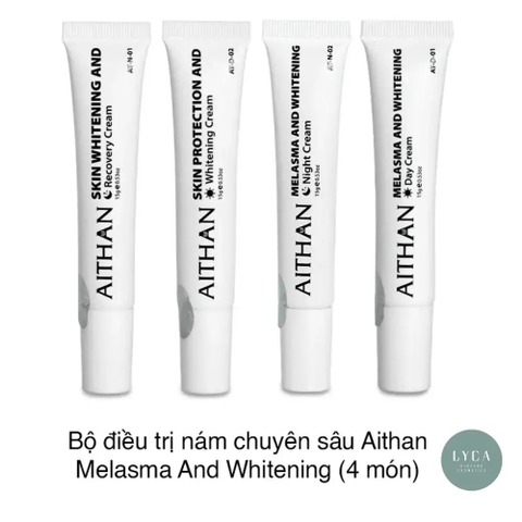 [AITHAN] SET TRỊ NÁM TRẮNG DA ( 4 TUÝP)