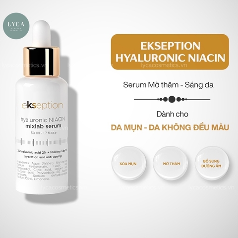 [EKSEPTION] tinh chất mờ thâm sáng da Hyaluronic Niacin và tinh chất giảm nám, mờ thâm Hyaluronic TRX