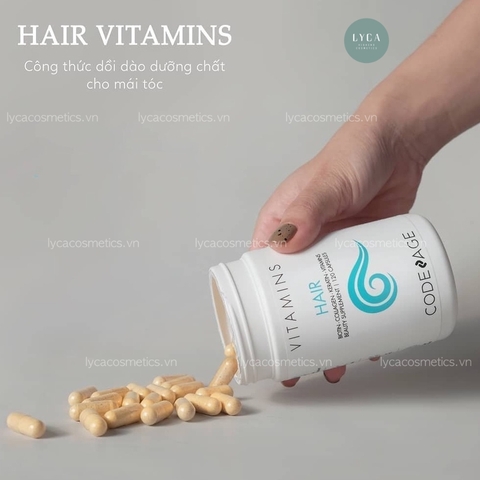 [CODE AGE] VIÊN UỐNG MỌC TÓC CODEAGE HAIR VITAMINS HỘP 120 VIÊN