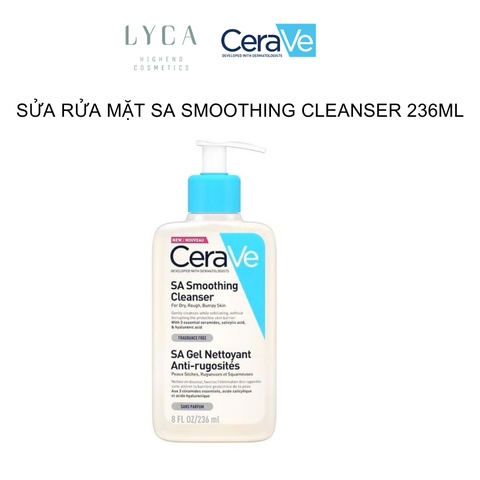 [CERAVE] - SỮA RỬA MẶT SA SMOOTHING CLEANSER 236ML