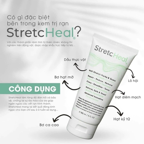 [STRETCHEAL] KEM TRỊ RẠN DA 180Ml