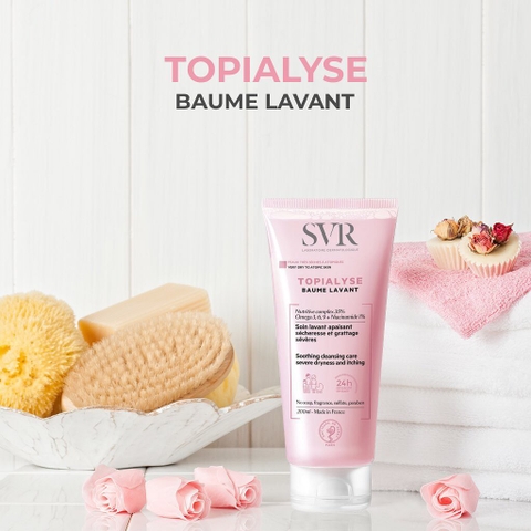 [SVR] Sữa tắm dưỡng ẩm và giúp làm mềm dịu da SVR TOPIALYSE BAUME LAVANT 200ml