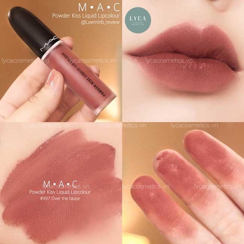 [MAC] Son kem lì MAC Powder Kiss Liquid Lipcolour Swoon for blooms / Rhythm n rose / Impulsive / Mull it over / Sorry not sorry / Devoted to chill/ Marrakesh-meme - Over The Taupe - Marrakesh Me Later - Lady Be Good - Feel So Grand