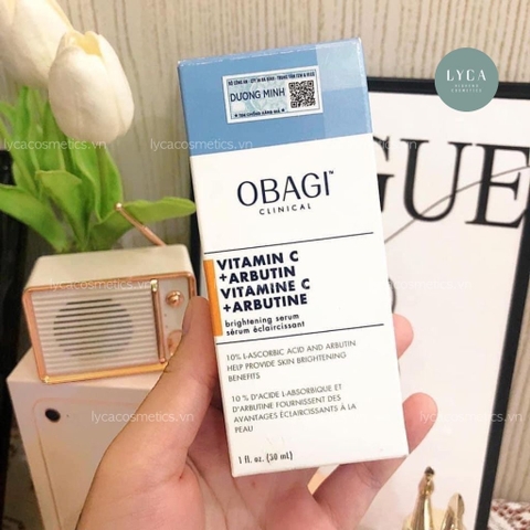 [OBAGI] Serum Obagi Tinh Chất Dưỡng Trắng Da Obagi Clinical Vitamin C + Arbutin Brightening Serum 30ml