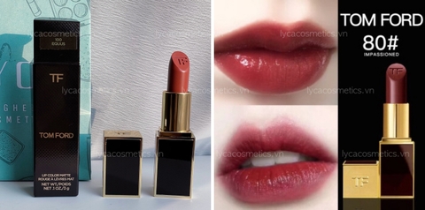 [TOMFORD] Son thỏi Tom Ford Lip Color Satin Matte. #50 #52 #27 #24 #80 #08 #02 #100