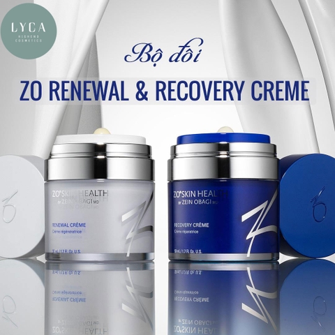 [ZO SKIN HEALTH] KEM DƯỠNG ẨM ZO RENEWAL CRÉME  & KEM PHỤC HỒI DA RECOVERY CRÉME