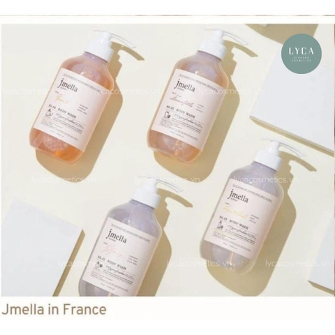 [JMELLA] Sữa tắm Body Wash Và Body Lotion Dưỡng Ẩm Mềm Mịn Da 500ml