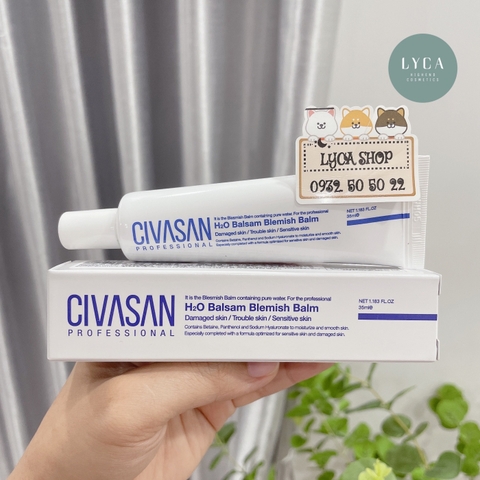 [CIVASAN] KEM DƯỠNG ẨM NÂNG TONE H2O Balsam / Meso Blemish Balm 35ml