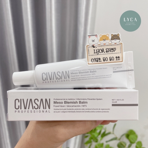 [CIVASAN] KEM DƯỠNG ẨM NÂNG TONE H2O Balsam / Meso Blemish Balm 35ml