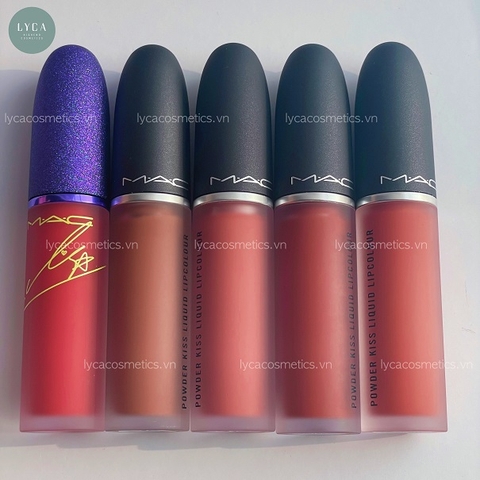 [MAC] Son kem lì MAC Powder Kiss Liquid Lipcolour Swoon for blooms / Rhythm n rose / Impulsive / Mull it over / Sorry not sorry / Devoted to chill/ Marrakesh-meme - Over The Taupe - Marrakesh Me Later - Lady Be Good - Feel So Grand