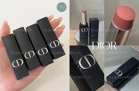 [DIOR] SON THỎI DIOR ROUGE LIPSTICK 2022 100 Nude look, 840 Radiant, 999 forever Dior, 879 Passionate, 525 Cherie, 458 Parris