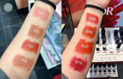 [DIOR] SON THỎI DIOR ROUGE LIPSTICK 2022 100 Nude look, 840 Radiant, 999 forever Dior, 879 Passionate, 525 Cherie, 458 Parris