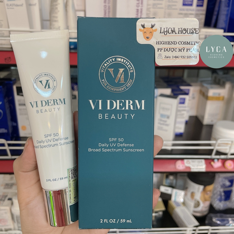 [VI DERM] VI Derm Daily UV Defense Broad Spectrum Sunscreen SPF 50 – Kem Chống Nắng 59ml