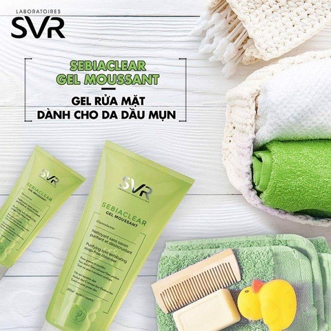 [SVR] Gel Rửa Mặt không chứa xà phòng SVR Sebiaclear Gel Moussant 200ml, 400ml