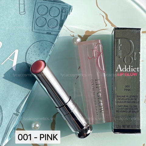 Son Dưỡng Dior Addict Lip Glow 033 Coral Pink Màu Đỏ Hồng San Hô