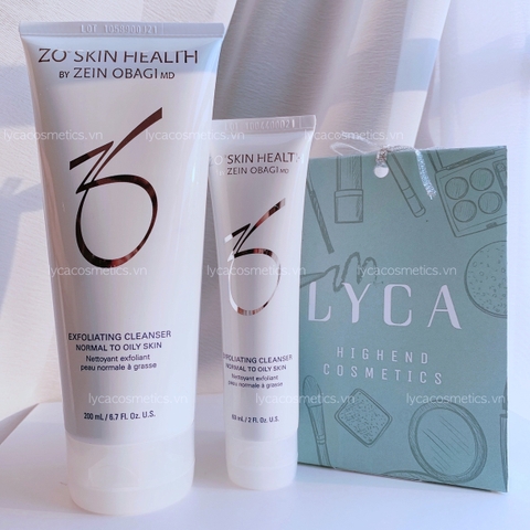 [ZO SKIN HEALTH] Sữa rửa mặt cho da khô, nhạy cảm, da dầu HYDRATING CLEANSER, EXFOLIATING CLEANSER, GENTLE CLEANSER