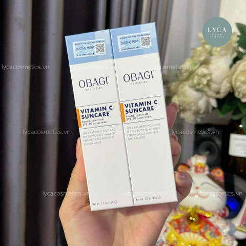 [OBAGI] Kem Chống Nắng Dưỡng Sáng Da OBAGI CLINICAL Vitamin C Suncare Broad Spectrum SPF 30