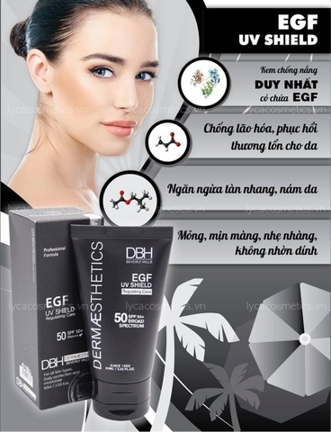 [DBH] Kem chống nắng DBH EGF DNA phục hồi dưỡng DA SPF 47 PA +++