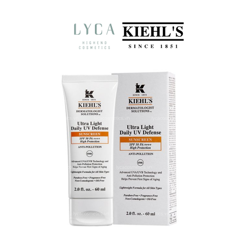 [KIEHL'S] Kem chống nắng hằng ngày Kiehl's Ultra Light Daily UV Defense SPF 50 PA++++ dung tích 60ml