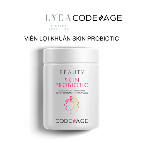 [CODE AGE] - Viên Lợi Khuẩn Cho Da Code Age Beauty Skin Probiotic hũ 60 viên