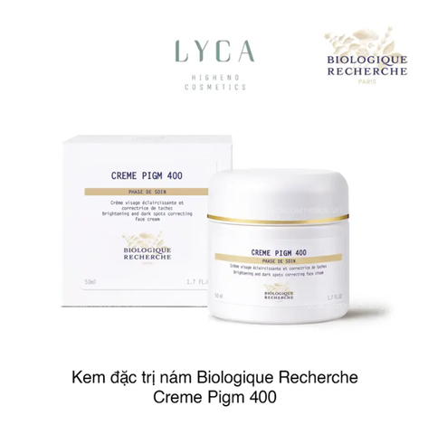 [BIOLOGIQUE RECHERCHE] Kem dưỡng mờ nám, sáng da BR CREME PIGM 400 dung tích 50ML