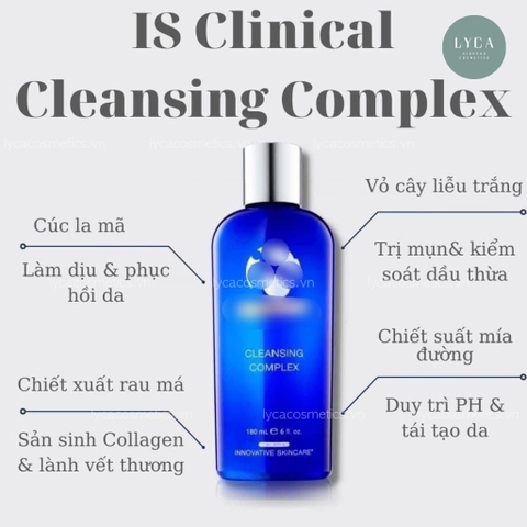 [IS CLINICAL] Sữa Rửa Mặt Làm Sạch Sâu iS Clinical Cleansing Complex