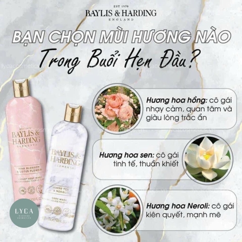 [BAYLIS & HARDING] Sữa Tắm Baylis & Harding Elements Luxury Body Wash 500ml