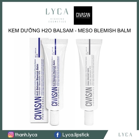 [CIVASAN] KEM DƯỠNG ẨM NÂNG TONE H2O Balsam / Meso Blemish Balm 35ml