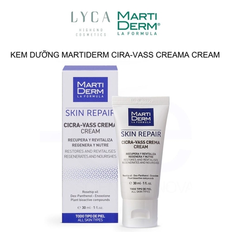 [MARTIDERM] Kem Dưỡng Tái Tạo & Phục Hồi Da Nhạy Cảm - MartiDerm Skin Repair Cicra Vass Cream 30ml