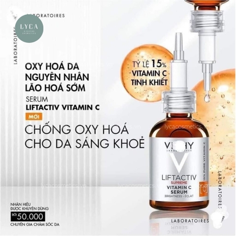 [VICHY] Serum Chống Oxy Hoá Vichy Liftactive Supreme Vitamin C 20ml