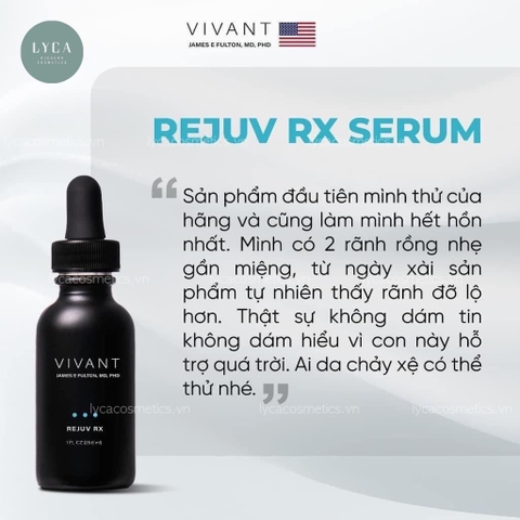 [VIVANT] Serum Phục Hồi Vivant Rejuv Rx 30ml