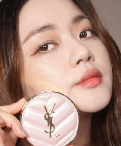 [YSL]  Phấn Nước Cushion YSL Touche Éclat Glow Pact Vỏ Hồng Tone B10