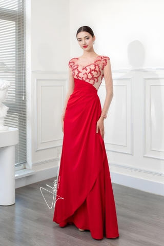 Đầm dự tiệc dài trẻ trung cao cấp