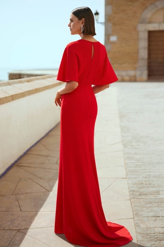 Đầm dạ hội đuôi cá kết hoa 3D ấn tượng