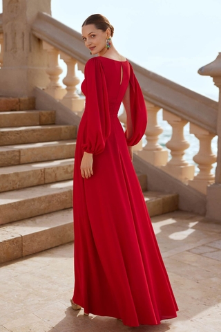 Đầm dạ hội U40 nhẹ nhàng sang trọng