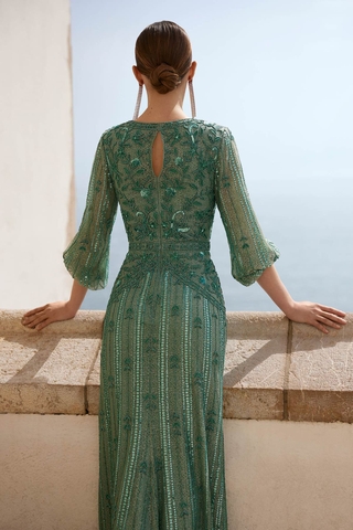 Đầm dạ hội làm sui phối ren cao cấp