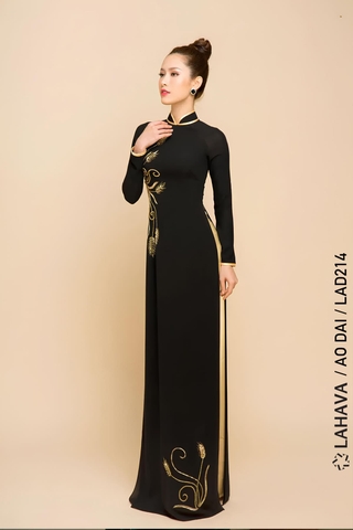 Áo dài dự tiệc kết hạt cao cấp