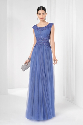 Váy dạ hội dập ly kết hạt sang trọng